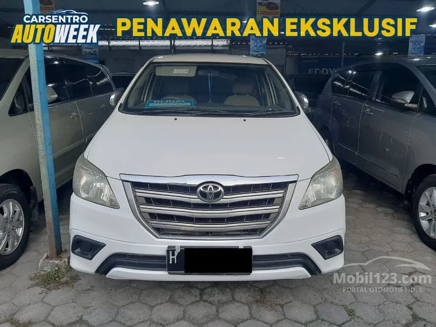 Jual Mobil Toyota Kijang Innova 2014 E 2.5 di Jawa Tengah Manual MPV Putih Rp 215.000.000