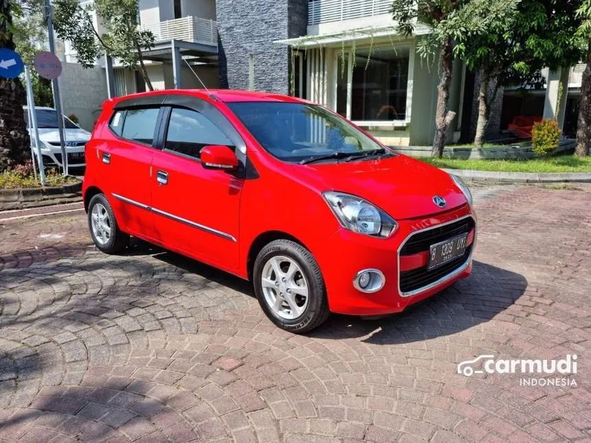 Jual Mobil Daihatsu Ayla 2015 X 1.0 di Yogyakarta Automatic Hatchback Merah Rp 95.000.000