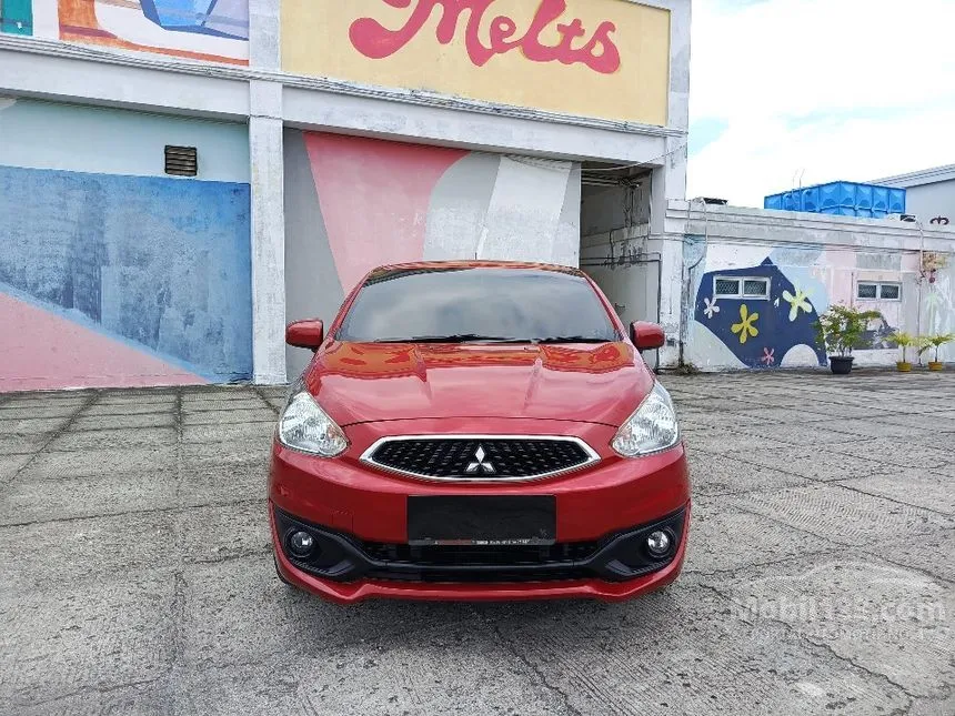 Jual Mobil Mitsubishi Mirage 2016 GLS 1.2 di DKI Jakarta Automatic Hatchback Merah Rp 102.000.000