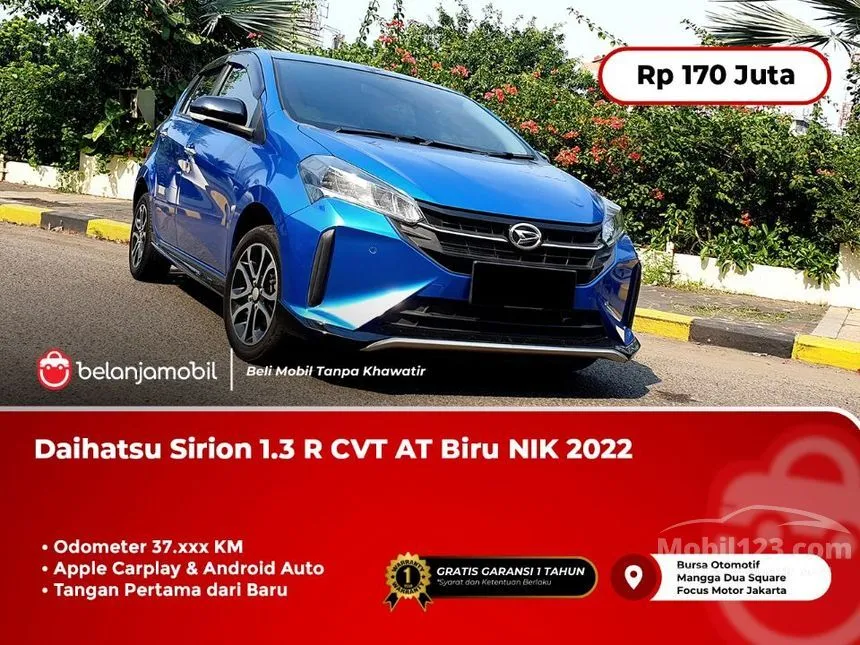 Jual Mobil Daihatsu Sirion 2022 R 1.3 di Jawa Barat Automatic Hatchback Biru Rp 170.000.000