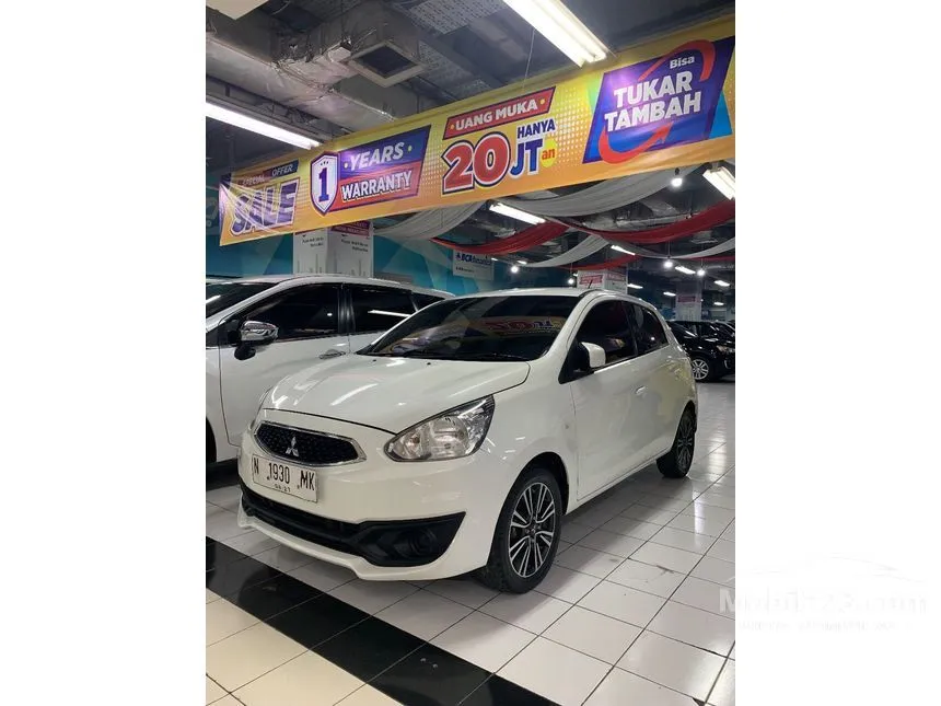 Jual Mobil Mitsubishi Mirage 2016 GLS 1.2 di Jawa Timur Automatic Hatchback Putih Rp 120.999.999