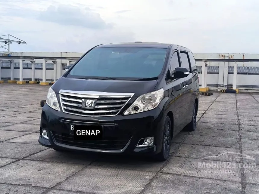 Jual Mobil Toyota Alphard 2012 G 2.4 di DKI Jakarta Automatic MPV Hitam Rp 267.000.000