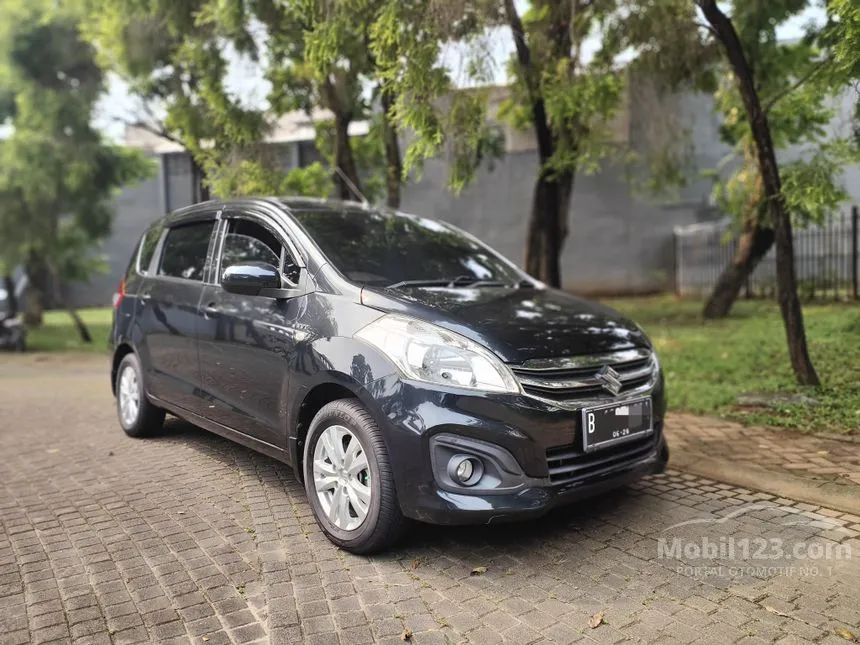Jual Mobil Suzuki Ertiga 2016 GL 1.4 di Banten Automatic MPV Hitam Rp 110.000.000