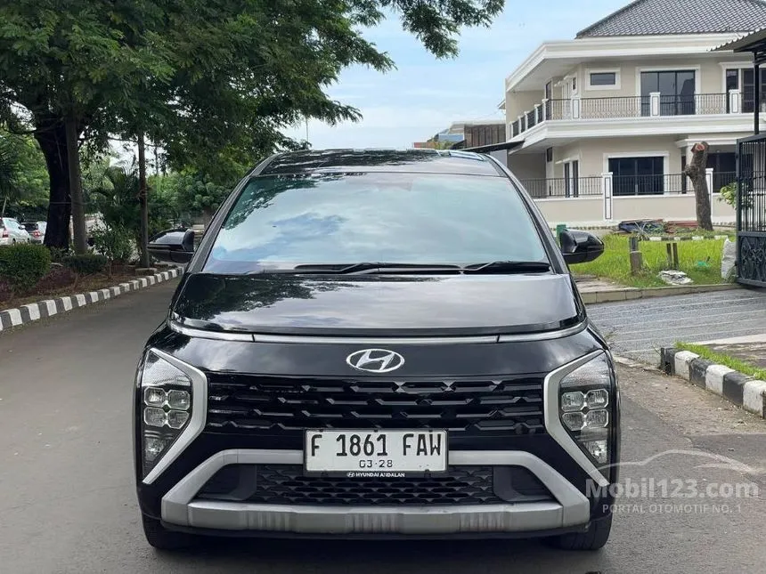 Jual Mobil Hyundai Stargazer 2022 Prime 1.5 di DKI Jakarta Automatic MPV Hitam Rp 219.000.000