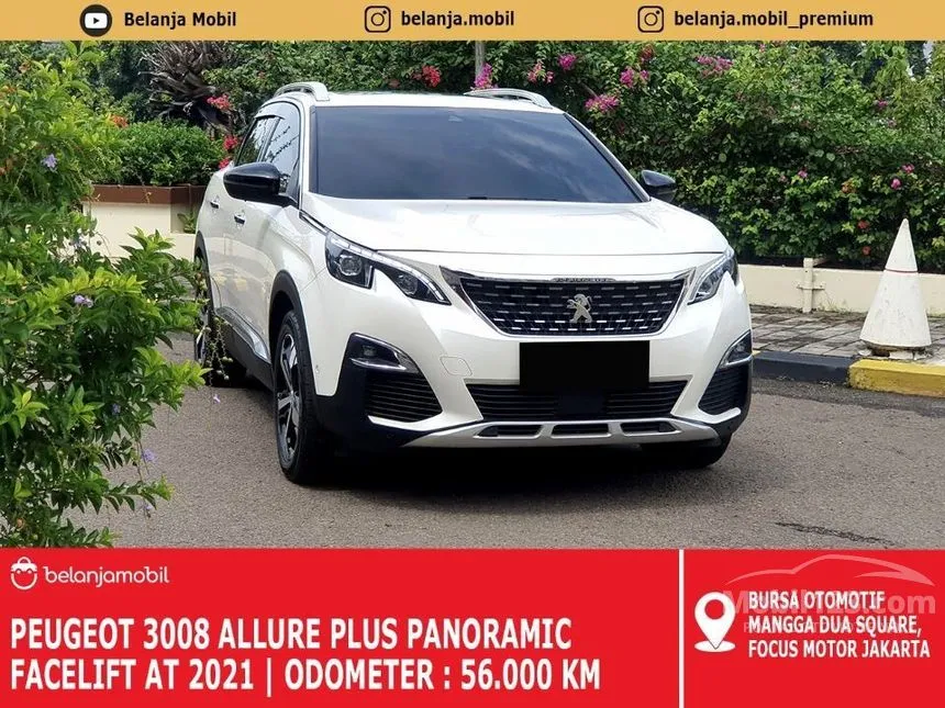 Jual Mobil Peugeot 3008 2021 Allure Plus 1.6 di Jawa Barat Automatic SUV Putih Rp 344.000.000