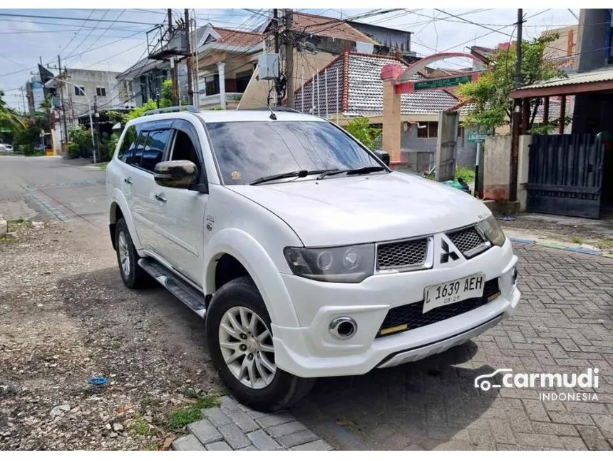 Jual Mobil Mitsubishi Pajero Sport 2013 Exceed Limited 2.5 di Jawa Timur Automatic SUV Putih Rp 240.000.000