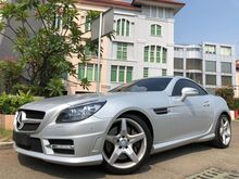 2012 Mercedes-Benz SLK250 1.8 AMG Convertible Bright Silver On Red Km6000 Magic Sky TDP.225JT