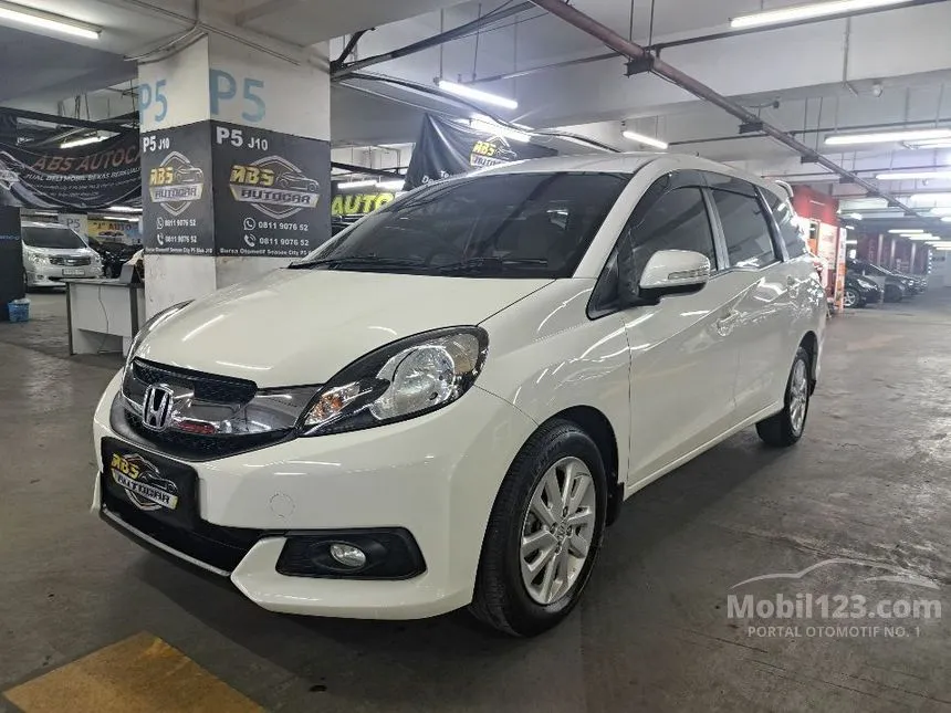 Jual Mobil Honda Mobilio 2015 E 1.5 di DKI Jakarta Automatic MPV Putih Rp 115.000.000