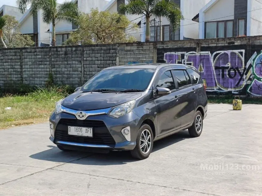 Jual Mobil Toyota Calya 2017 G 1.2 di Jawa Barat Automatic MPV Abu