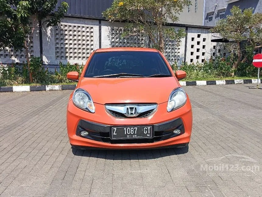 Jual Mobil Honda Brio 2014 Satya E 1.2 di Jawa Barat Manual Hatchback Orange Rp 90.000.000