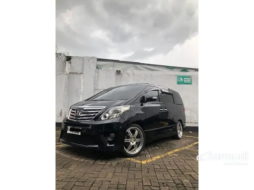 Jual Mobil Toyota Alphard 2012 SC 2.4 di DKI Jakarta Automatic MPV Hitam Rp 300.000.000