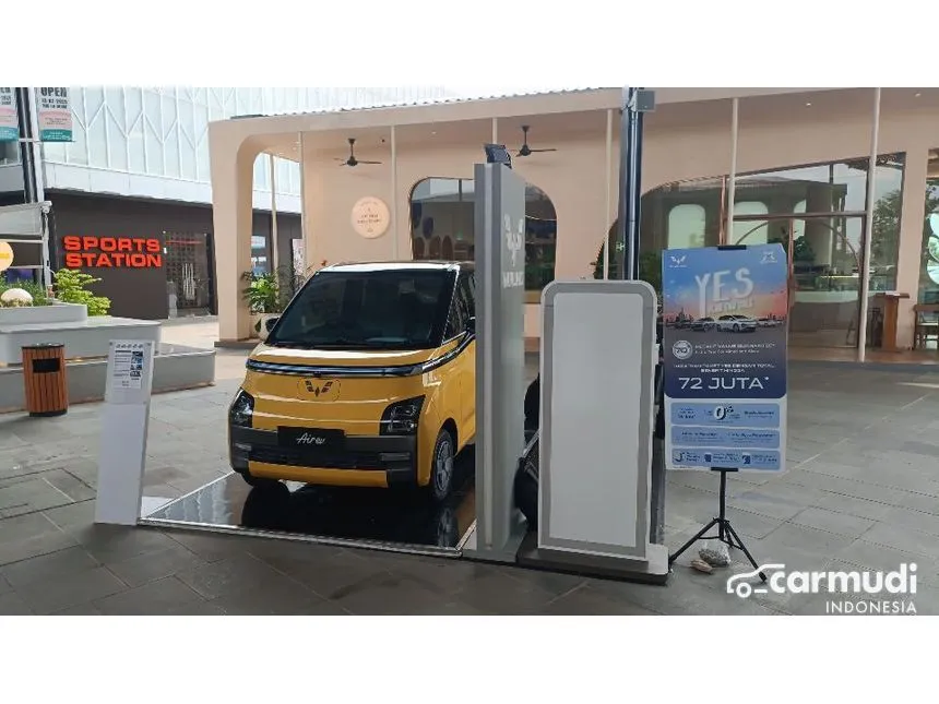 Jual Mobil Wuling Air EV 2024 Long Range di Banten Automatic Hatchback Kuning Rp 200.200.000