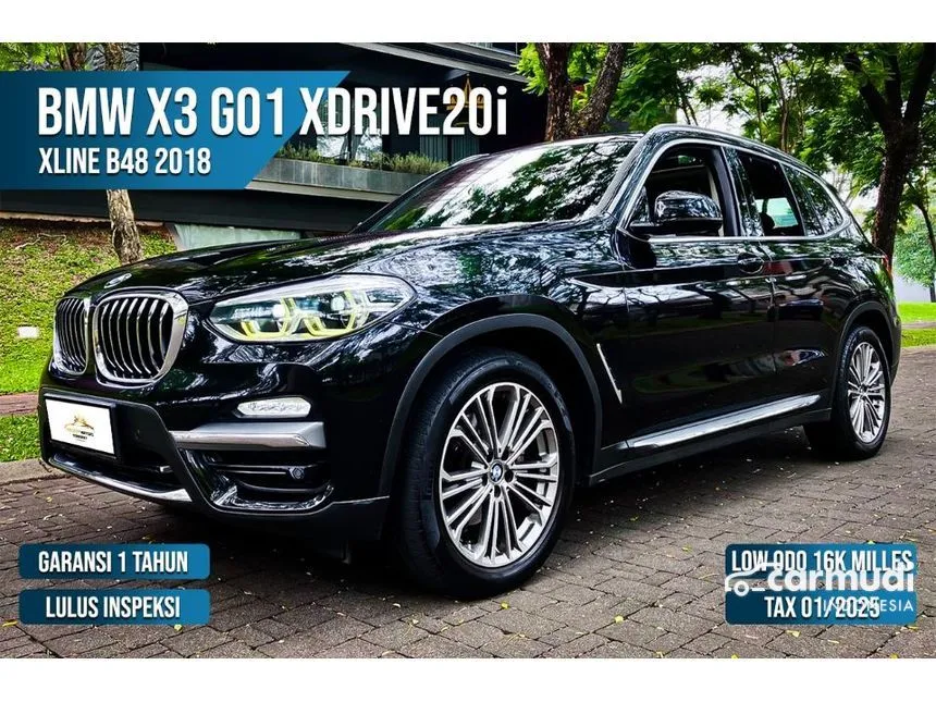 Jual Mobil BMW X3 2018 xDrive30i 2.0 di Banten Automatic SUV Hitam Rp 569.000.000