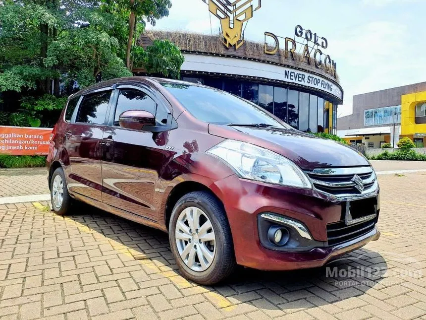 Jual Mobil Suzuki Ertiga 2016 GX 1.4 di Banten Automatic MPV Merah Rp 137.500.000