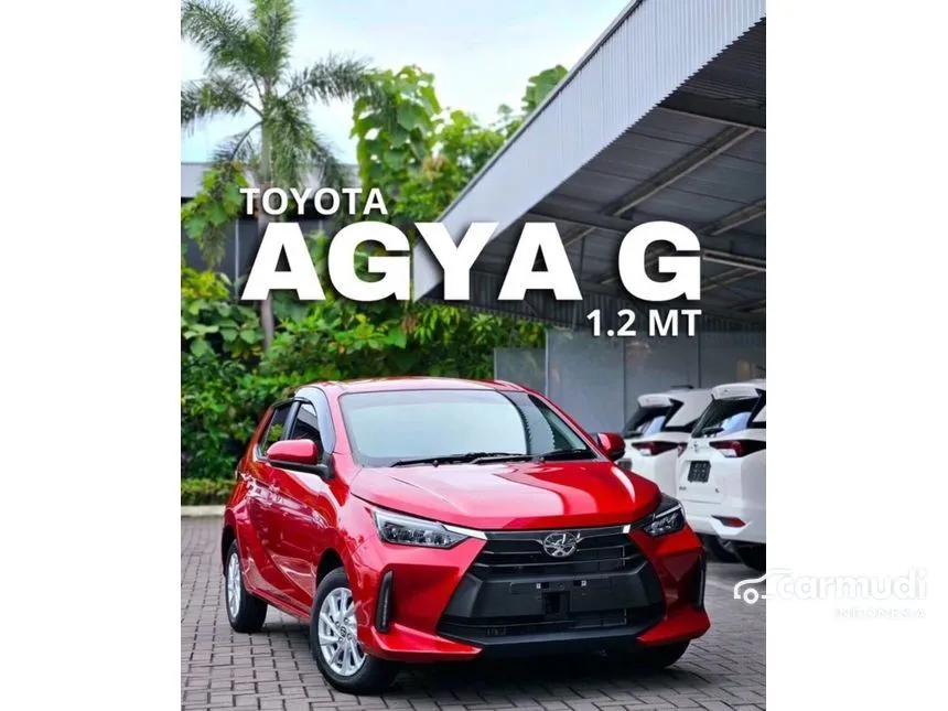 Jual Mobil Toyota Agya 2024 G 1.2 di Banten Manual Hatchback Lainnya Rp 165.400.000