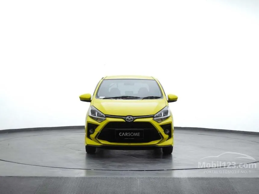 Jual Mobil Toyota Agya 2022 GR Sport 1.2 di Jawa Barat Automatic Hatchback Kuning Rp 150.000.000
