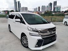 2016 Toyota Vellfire 2.5 Z G Edition MPV- Sunroof
- pilot seat