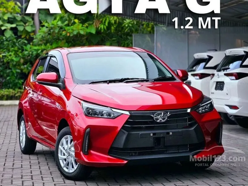 Jual Mobil Toyota Agya 2024 G 1.2 di Jawa Barat Manual Hatchback Merah Rp 164.400.000