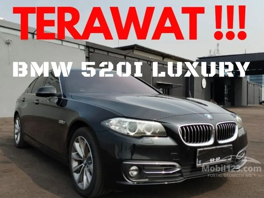 Jual Mobil BMW 520i 2016 Luxury 2.0 di DKI Jakarta Automatic Sedan Hitam Rp 338.000.000