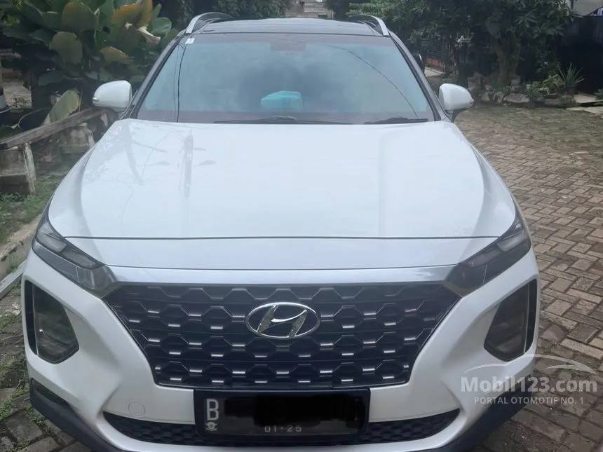 Jual Mobil Hyundai Santa Fe 2019 XG 2.4 di Banten Automatic SUV Putih Rp 400.000.000