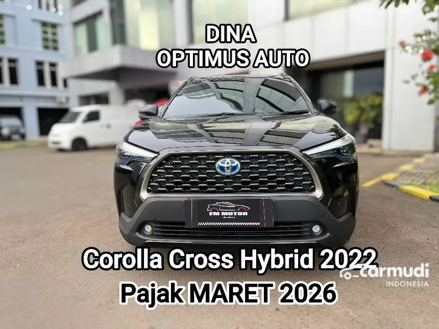Jual Mobil Toyota Corolla Cross 2022 Hybrid 1.8 di Banten Automatic SUV Hitam Rp 365.000.000