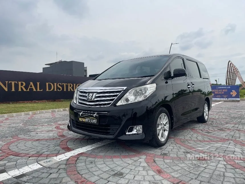 Jual Mobil Toyota Alphard 2012 G 2.4 di Banten Automatic MPV Hitam Rp 251.000.000