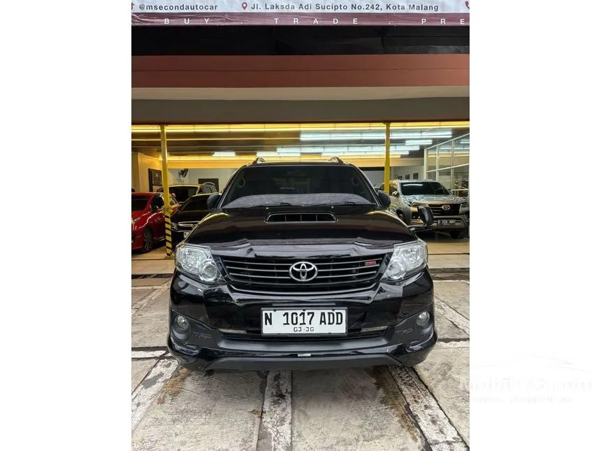 Toyota Fortuner 2015 G TRD 2.5 di Jawa Timur Automatic SUV Hitam
