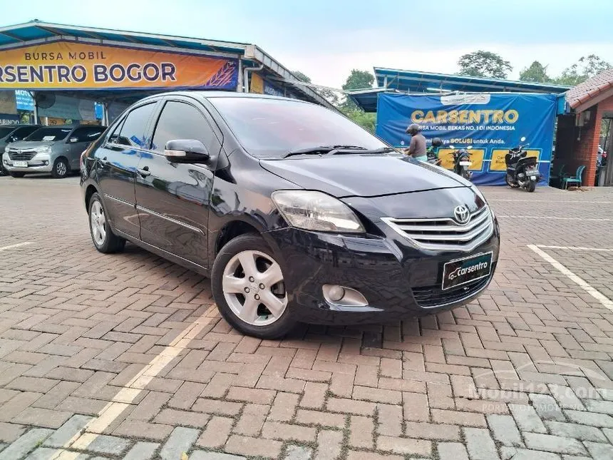Jual Mobil Toyota Vios 2012 G 1.5 di Jawa Barat Manual Sedan Hitam Rp 115.000.000