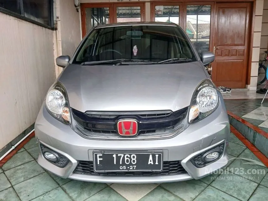 Jual Mobil Honda Brio 2017 Satya E 1.2 di Jawa Barat Automatic Hatchback Silver Rp 123.000.000