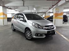 Honda mobilio E cvt prestige 2015 silver low km pjk setahun panjang full ori tgn 1 service record siap pakai NO PR istimewa skl Tdp minim