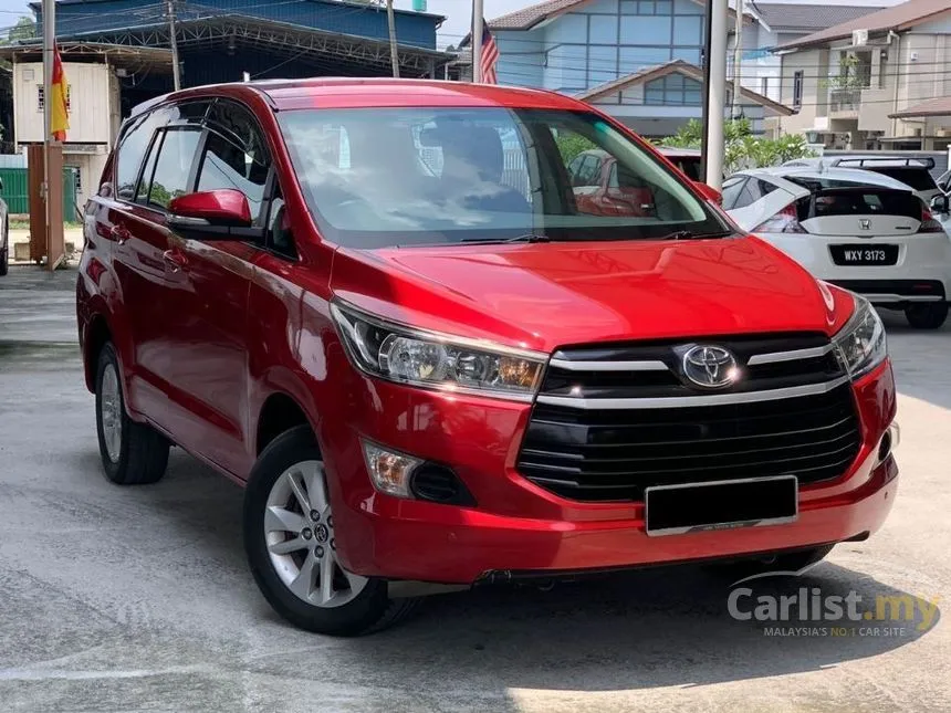 2018 Toyota Innova E MPV