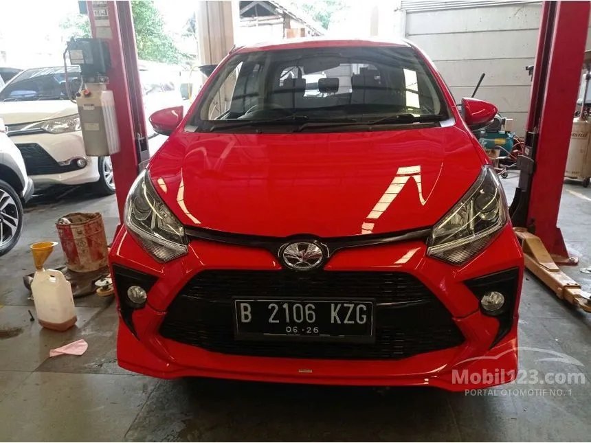 Jual Mobil Toyota Agya 2021 TRD 1.2 di Jawa Barat Automatic Hatchback Merah Rp 135.000.000