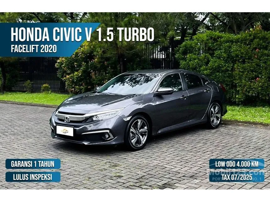 Jual Mobil Honda Civic 2020 VTEC Turbo 1.5 di Banten Automatic Sedan Abu