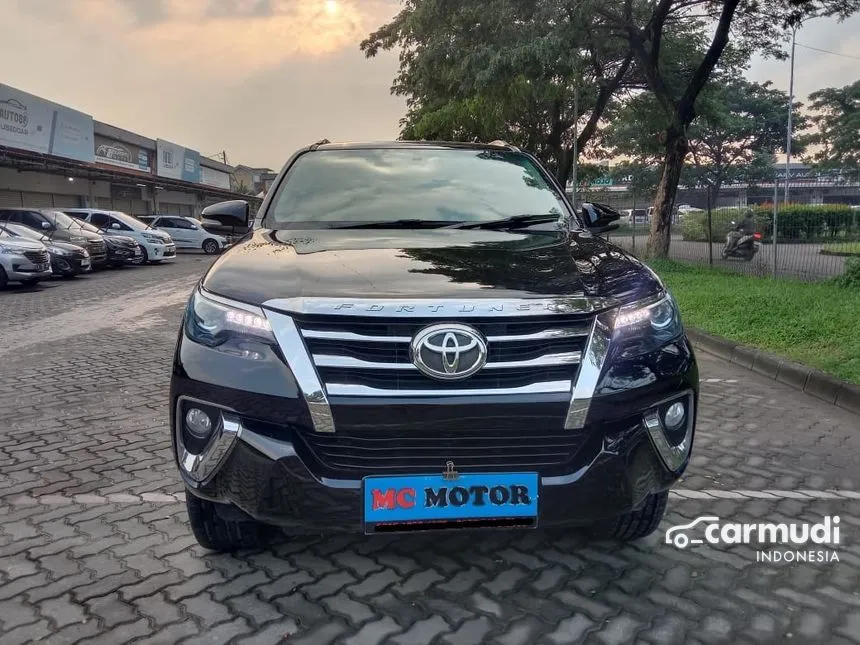 Jual Mobil Toyota Fortuner 2016 VRZ 4X2 2.4 di Banten Automatic SUV Hitam Rp 320.000.000