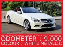 LOW MILES 9RIBU!! Mercedes-Benz E250 1.8 AMG Coupe Cabrio AT 2012 Putih