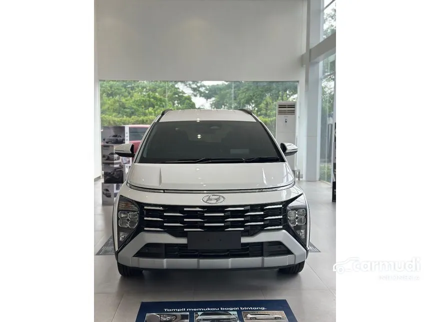 Jual Mobil Hyundai Stargazer X 2024 Prime 1.5 di Lampung Automatic Wagon Hitam Rp 301.400.000