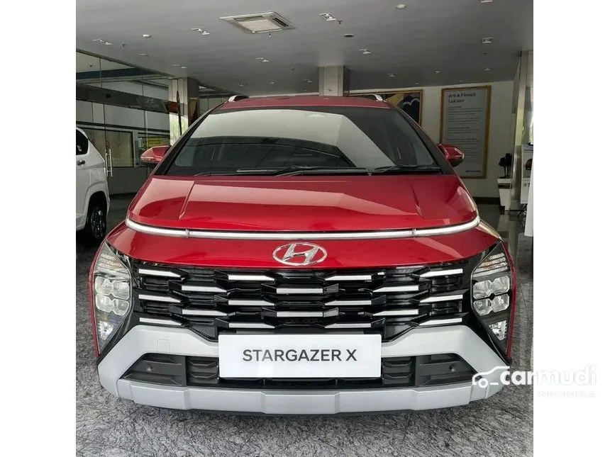 Jual Mobil Hyundai Stargazer X 2023 Prime 1.5 di DKI Jakarta Automatic Wagon Merah Rp 297.400.000