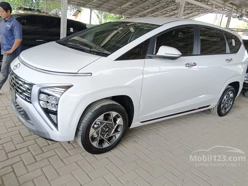 Jual Mobil Hyundai Stargazer 2024 Prime 1.5 di Banten Automatic Wagon Putih Rp 265.000.000
