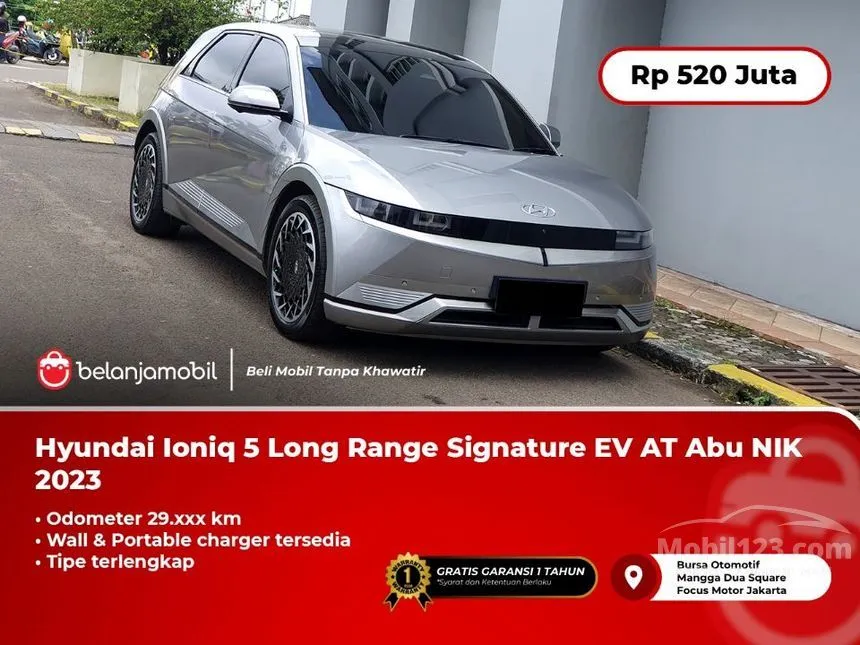 Jual Mobil Hyundai IONIQ 5 2023 Signature Long Range di DKI Jakarta Automatic SUV Abu