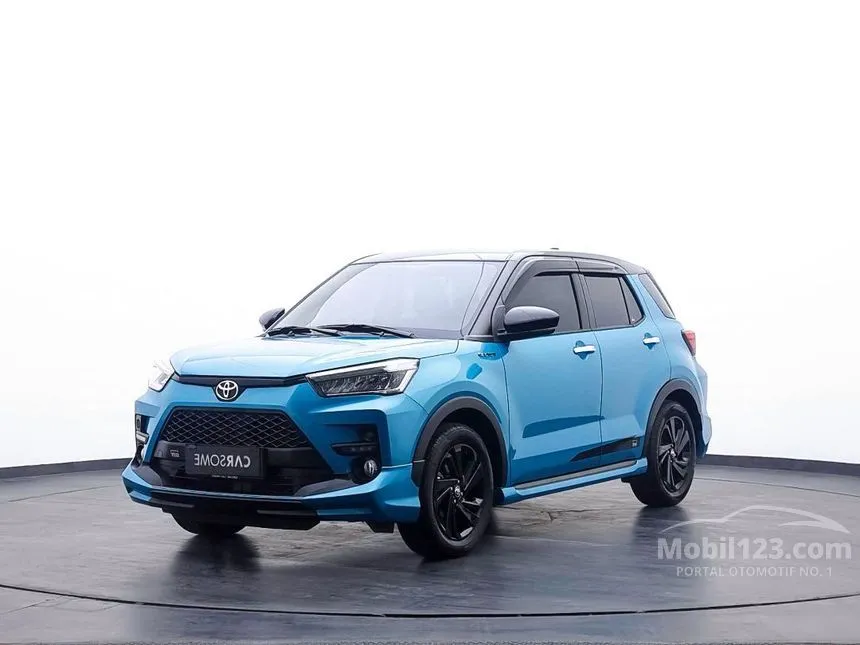 Jual Mobil Toyota Raize 2022 GR Sport 1.0 di Jawa Barat Automatic Wagon Biru Rp 212.000.000