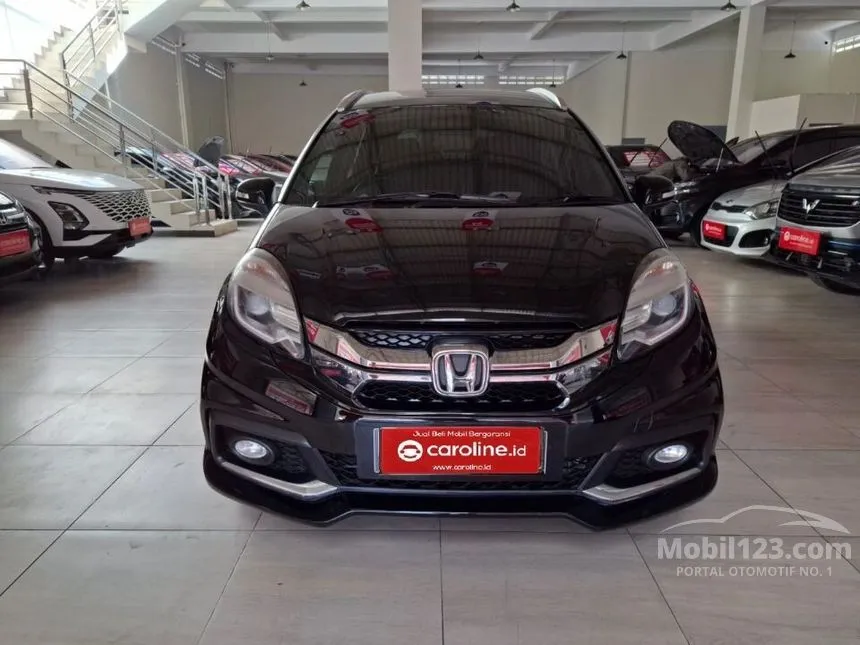 Jual Mobil Honda Mobilio 2015 RS 1.5 di Jawa Barat Automatic MPV Hitam Rp 147.000.000