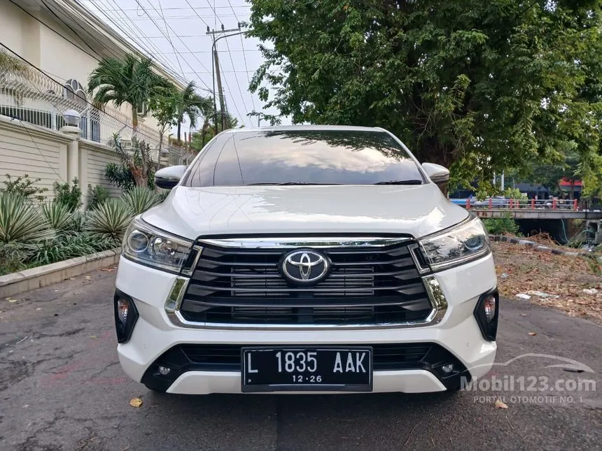 Jual Mobil Toyota Kijang Innova 2021 V 2.4 di Jawa Timur Automatic MPV Putih Rp 430.000.000