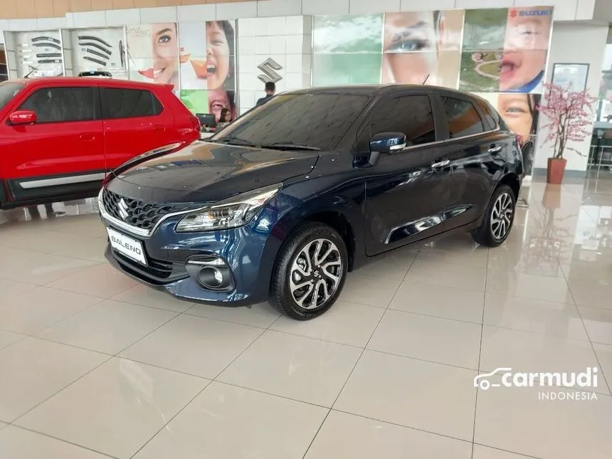 Jual Mobil Suzuki Baleno 2024 1.5 di Banten Automatic Hatchback Biru Rp 235.700.000