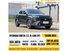 2025 Hyundai Creta 1.5 N Line SUV Matic Hitam New Model Kondisi Seperti Baru NLine