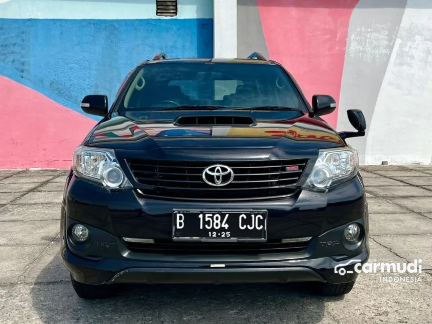 Jual Mobil Toyota Fortuner 2015 G TRD 2.5 di DKI Jakarta Automatic SUV Hitam Rp 288.000.000