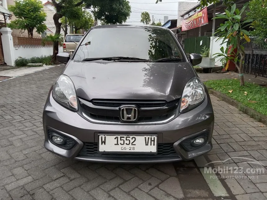 Jual Mobil Honda Brio 2018 Satya E 1.2 di Jawa Timur Manual Hatchback Abu