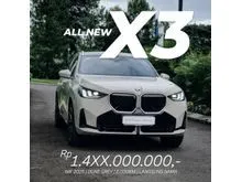 2025 BMW X3 2.0 xDrive30i M Sport SUV. TIDAK PERLU LAMA. SUDAH TERSEDIA DENGAN PENAWARAN MENARIK. X3 TERBARU, TERCANGGIH DAN TERMODERN.