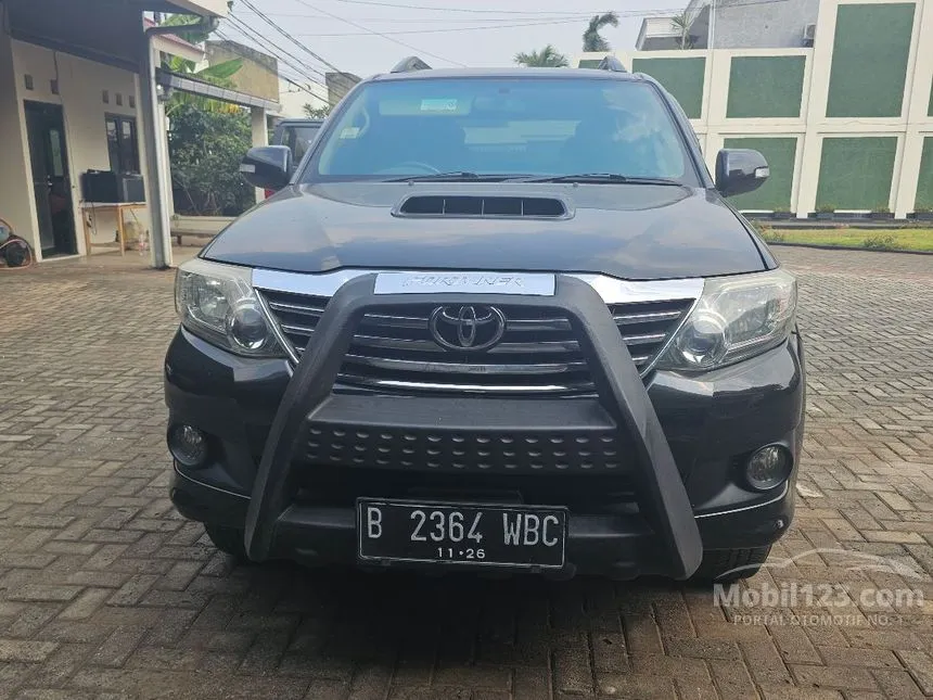 Jual Mobil Toyota Fortuner 2013 G 2.5 di Banten Automatic SUV Hitam Rp 265.000.000