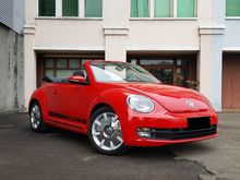 2013 Volkswagen New Beetle 1.2 TSI CABRIOLET Km5rb NOPOL GENAP