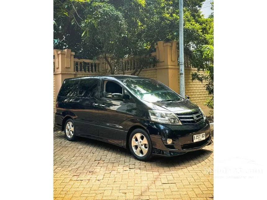 Jual Mobil Toyota Alphard 2008 2.4 di DKI Jakarta Automatic MPV Minivans Hitam Rp 168.000.000